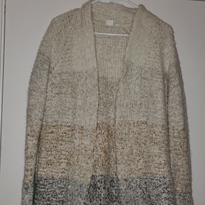 GAP fuzzy sweater cardigan open front XS